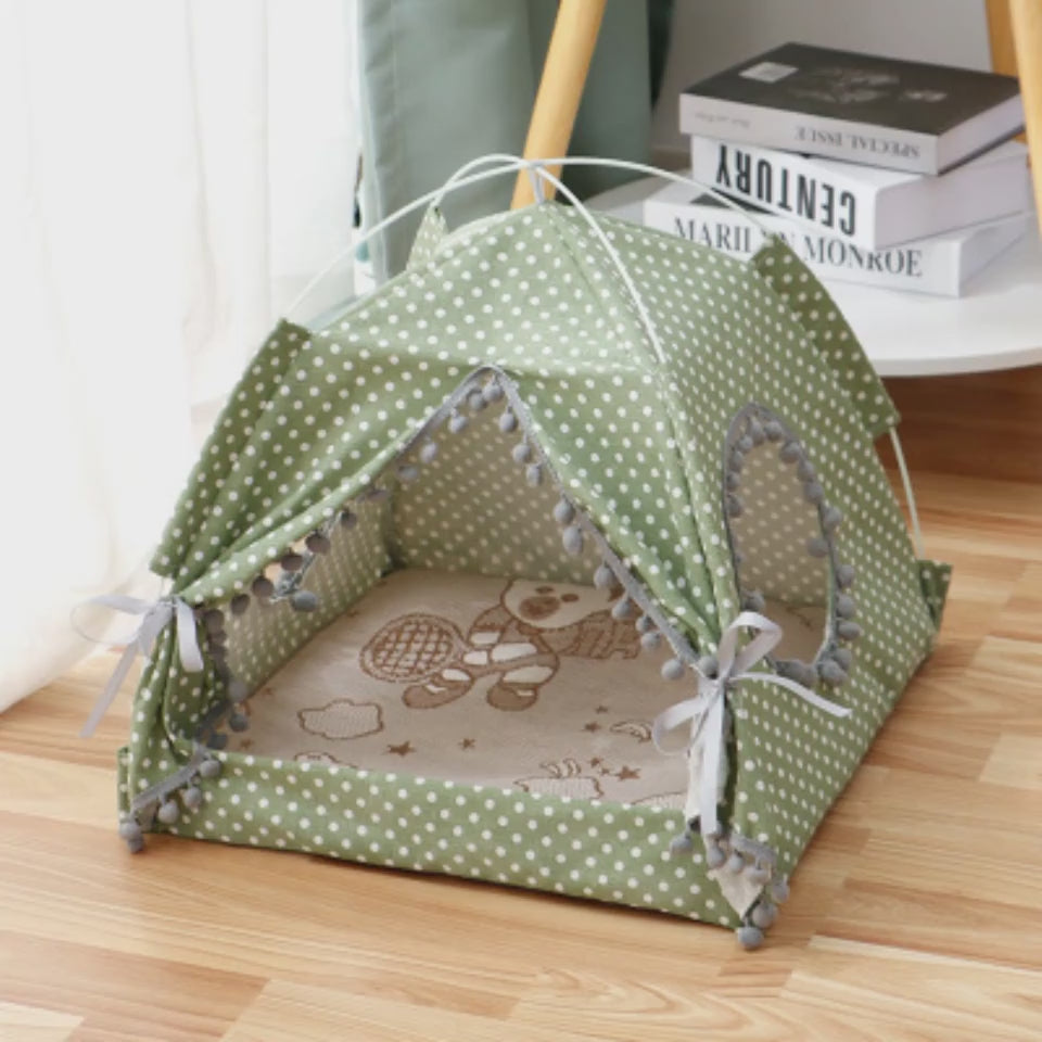 Tienda Casita Cerrada para Mascotas | Refugio Acogedor, Privado y Decorativo