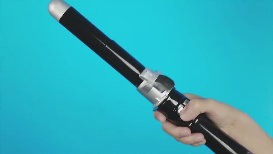 Rizador Giratorio Automático Profesional | Calentamiento 30s, Cerámica, Pantalla LCD, 32mm, Rizos Perfectos