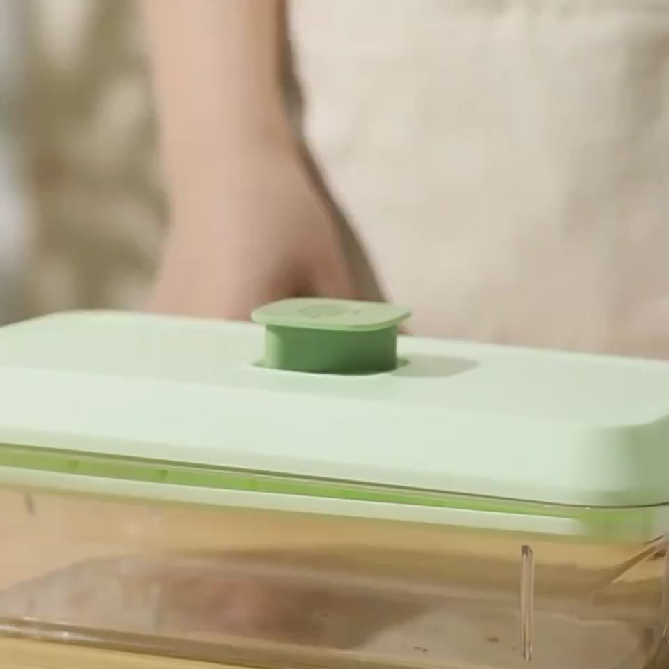 Molde de Silicona para Hielos 32 Cavidades – Con Tapa y Caja Almacenadora, Se Suelta con Un Clic
