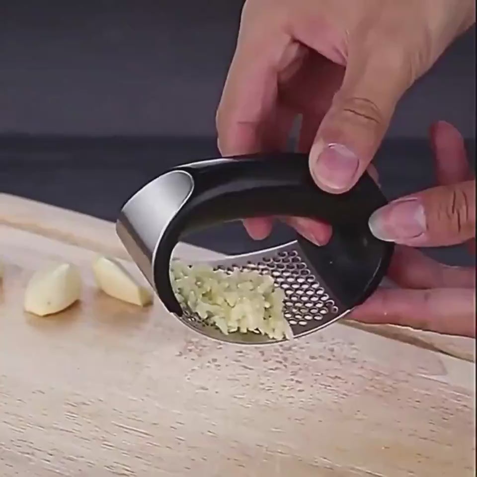 Prensa de Ajo de Acero Inoxidable – Fácil y Rápida, Sin Esfuerzo